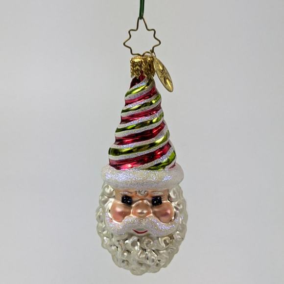 Christopher Radko Glass Christmas Ornament Handcrafted 02 Minty Nick Gem 1010126 - Picture 1 of 8
